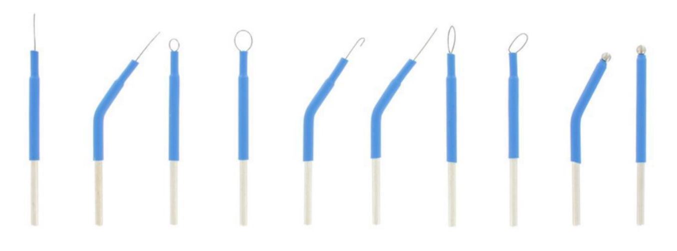 HF Elektroden Set – 10 verschiedene Elektroden, steril